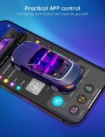 Govee Car LED Lights, Smart Car Interior Lights with App Control, RGB Lights with DIY and Music Mode, 2 Lines Design LED Lights for Cars with Car Charger, 12V
