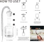 HoogaLife Car Air Freshener Diffuser 2 Pack Hanging Air Freshener Diffuser – Vanilla Cream Fragrance Oil Air Diffuser for Car, 45+ Days Long Lasting Fragrance Made in USA Car Air Fresheners