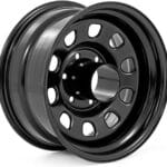Rough Country Black Steel 17x9 | 6x5.5 | 4.25 Bore | -12-RC51-7655 Wheel with Painted (17 x 9. inches /6 x 5 inches, -12 mm Offset)