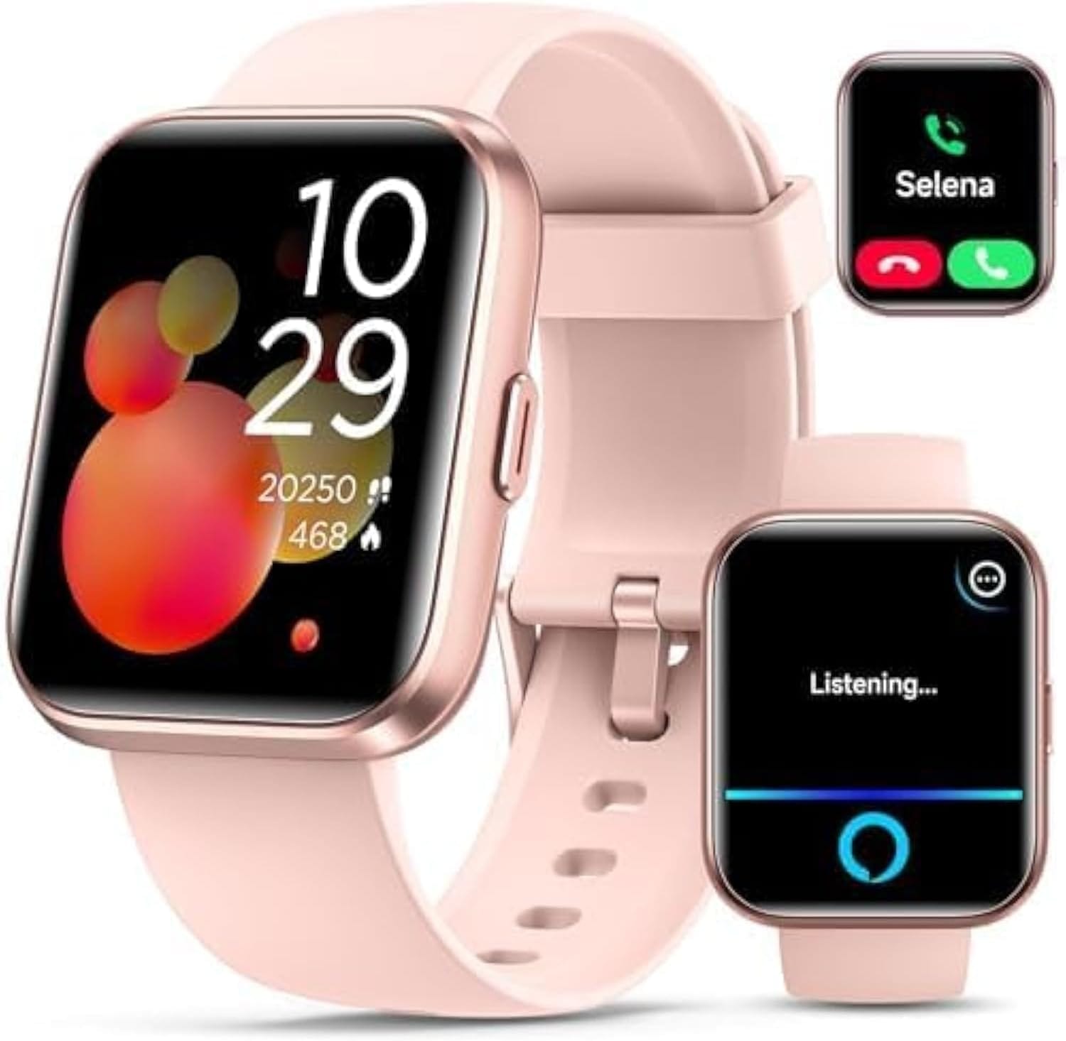 Smartwatch For Women, Compatible With Android & IPhone, 1.8'' Fitness Tracker Watch With Alexa, Call & Notification Alerts, Heart Rate & Sleep Monitor, 120 Sports Modes, Waterproof Watch For Women Smartwatch for Women, Compatible with Android & iPhone, 1.8'' Fitness Tracker Watch with Alexa, Call & Notification Alerts, Heart Rate & Sleep Monitor, 120 Sports Modes, Waterproof Watch for Women