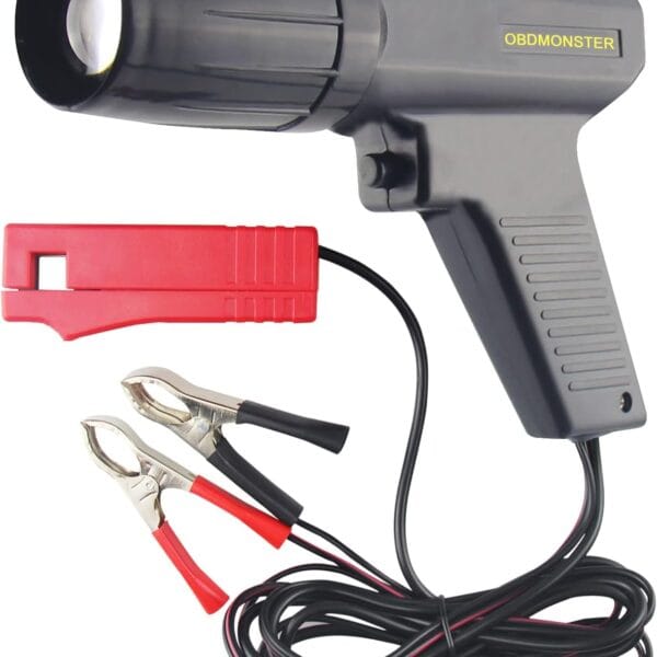 Automotive Timing Light 12V, Inductive Ignition Timing Light Gun for 2&4 Stroke Petrol Engine for Old Classical Car Motorcycle