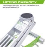 ARCAN Tools 3-Ton Quick Rise Aluminum Floor Jack with Dual Pump Pistons & Reinforced Lifting Arm (A20018_A20019)