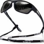 suoso Polarized Sports Sunglasses for Men: UV400 Protection Glasses Womens Wrap Around Goggles for Driving Fishing