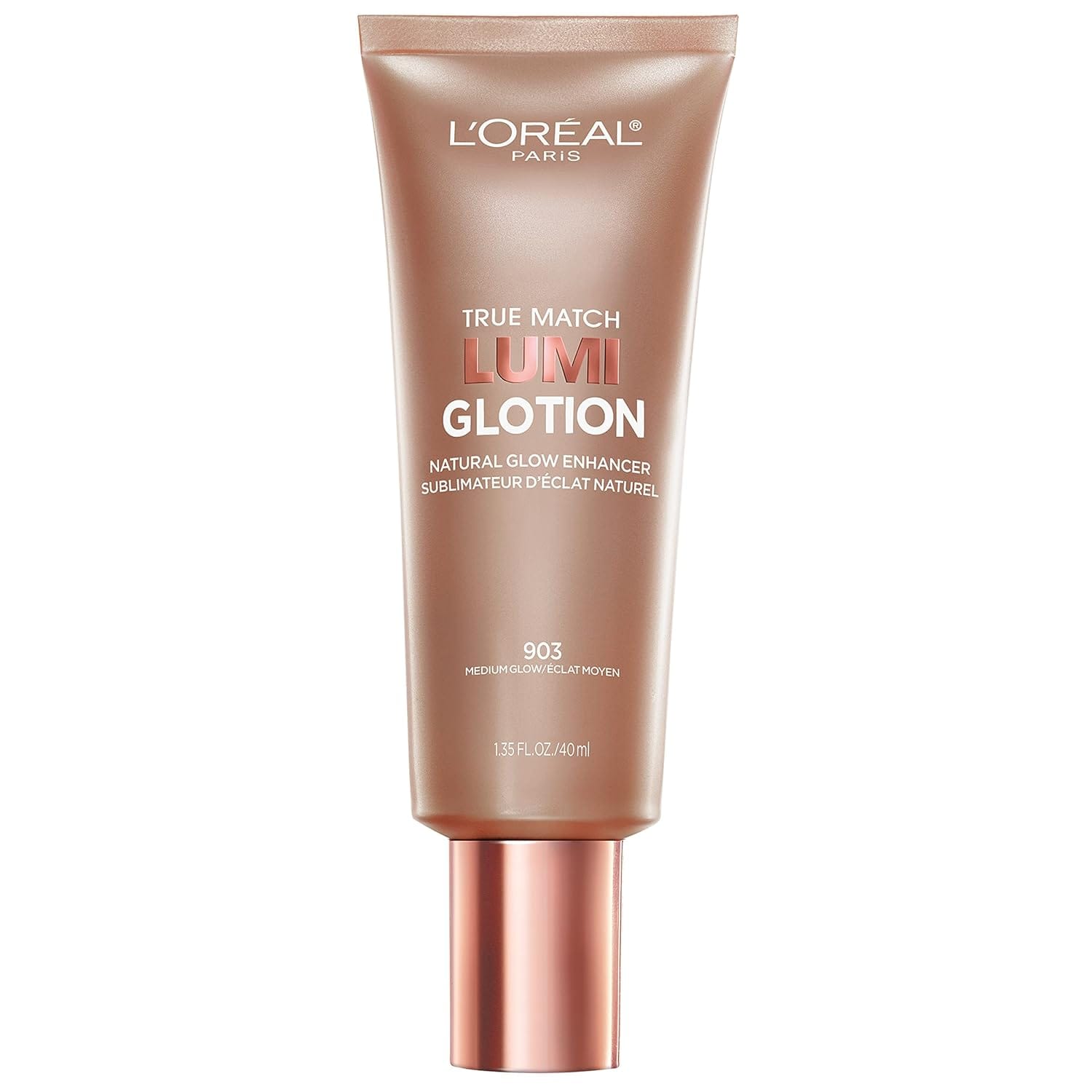 L'Oreal Paris Makeup True Match Lumi Glotion, Natural Glow Enhancer, Illuminator Highlighter, Bronzing Drops For A Sun Kissed Glow, 903 Medium L'Oreal Paris Makeup True Match Lumi Glotion, Natural Glow Enhancer, Illuminator Highlighter, Bronzing Drops For a Sun-Kissed Glow, 903 Medium