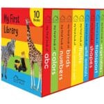 My First Library: Boxset of 10 Board Books for Kids