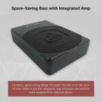 Rockville SS10P 10″ 800w Slim Under-Seat Active Powered Car/Truck Subwoofer Sub,green