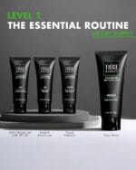 Tiege Hanley Mens Skin Care Set, Essential Skin Care Routine for Men (System Level 1) – Face Wash Kit for Fines Lines & Wrinkles – Men’s Skincare Set Includes Face Wash, Facial Scrub, & Moisturizer