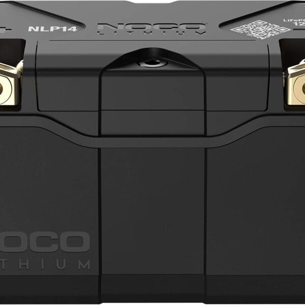 NOCO Lithium NLP14, Group 14, 500A Lithium LiFePO4 Motorcycle Battery, 12V 4Ah ATV, UTV, Jet Ski, 4 Wheeler, Quad, Riding Lawn Mower, Tractor, Scooter, PWC, Seadoo, Polaris and Generator Battery
