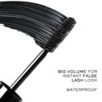 Lancme Monsieur Big Waterproof Mascara – Volumizing Mascara For Up To 12x More Volume & 24H Wear – False Lash Effect – Black