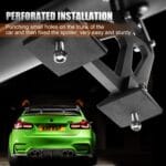 WAYSKA Universal Spoiler 43.3 Inches Car Spoiler Aluminum Spoilers Wing for Cars