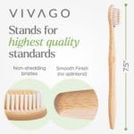 Biodegradable Bamboo Toothbrushes 10 Pack – BPA Free Soft Bristles Toothbrushes, Eco-Friendly, Compostable Natural Wooden Toothbrush