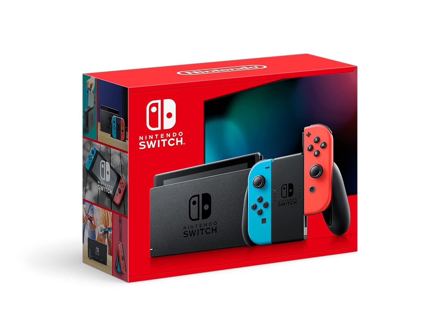 Nintendo Switch With Neon Blue And Neon Red JoyCon (Renewed) Nintendo Switch with Neon Blue and Neon Red JoyCon (Renewed)