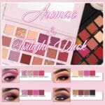 2Pcs Twilight Dusk + Aromas Nude Eyeshadow Palette Makeup Set, Matte Shimmer Glitter Pressed Pearl All Highly Pigmented Blending Powder, Natural Velvet Texture Eye Shadow Kit
