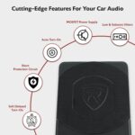 Rockville SS10P 10″ 800w Slim Under-Seat Active Powered Car/Truck Subwoofer Sub,green