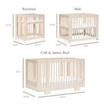 Babyletto Yuzu 8-in-1 Convertible Crib – Conversion Kits Included for Bassinet, Midi Baby Crib Convertible to Toddler Bed, Daybed, Full-Size & Baby Bed – GREENGUARD Gold Certified – Adjustable Heights