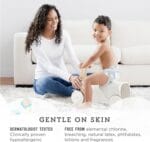 Amazon Brand – Mama Bear Plush Protection Diapers – Size 3, 40 Count, Hypoallergenic Premium Disposable Baby Diapers, White and Cloud Dreams