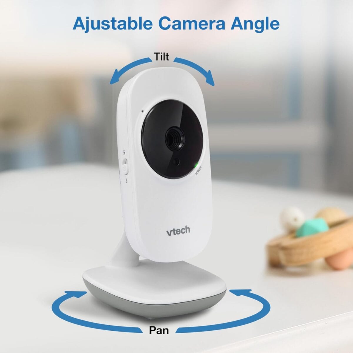 VTech VM819 Baby Monitor with Camera and Audio, 2.8 Screen Portable Baby Camera, Night Vision, 2-Way Audio, Temperature Sensor and Lullabies, Secure Transmission No WiFi, Ideal for Baby/Elderly/Pet