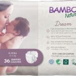 Bambo Nature Hypoallergenic Baby Diapers, Eco-Labelled Sustainable Diapers, Enhanced Leakage Protection, Totally Chlorine-free, Skin Friendly, and Super Absorbent - Size 1 (36 Count)
