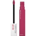 Maybelline Super Stay Matte Ink Liquid Lipstick Makeup, Long Lasting High Impact Color, Up to 16H Wear, Pathfinder, Berry Pink, 1 Count, Packaging May Vary