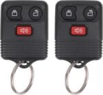 Keyless Entry Remote Key Fob Compatible with Ford F150 F250 F350 Escape Expedition Explorer Ranger, Lincoln, Mercury, Mazda and More, Replacement for CWTWB1U331 CWTWB1U345, 3 Button (Pack of 2)