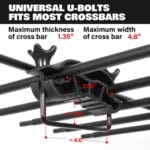 WEIZE Heavy Duty 64″x 39″ Roof Rack, Rooftop Cargo Carrier Basket with Waterproof Bag, Tie Down Strap & Net, Car Top Luggage Holder for SUV, 200lb Capacity, Steel Construction