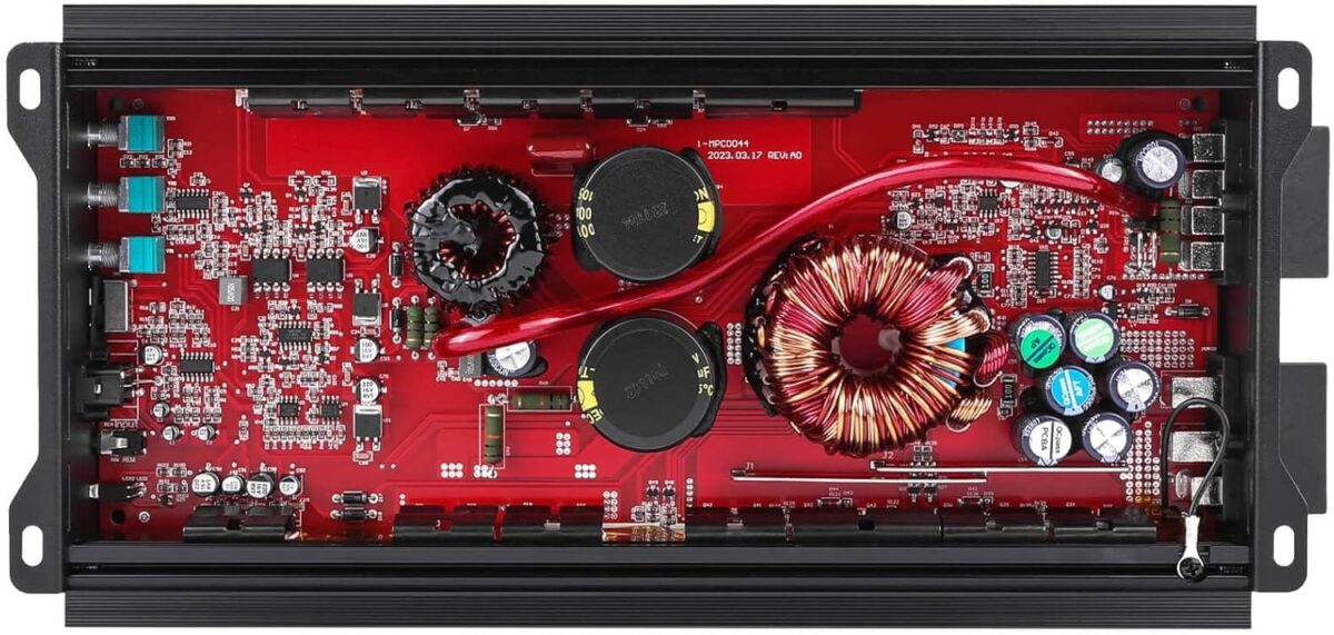 Skar Audio RP-1200.1D Monoblock Class D MOSFET Amplifier with Remote Subwoofer Level Control, 1200W