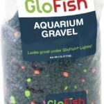 GloFish Aquarium Gravel, Fish Tank Gravel, Black With Fluorescent Accents, Compliments GloFish Tanks, 5 lb Bag