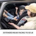 Evenflo Gold Revolve360 Extend All-in-One Rotational Car Seat with SensorSafe (Sapphire Blue)