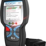 BLCKTEC 420 Bluetooth OBD2 Scanner Diagnostic Tool - Vehicle Code Reader for Car - Clears Check Engine Light - Comes with Premium OBD App On IOS & Android - Works For All Cars 1996 & Newer