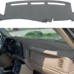Dash Cover Custom Fit for 1999-2006 GMC Sierra/Chevy Chevrolet Silverado,2000-2006 GMC Yukon XL/Chevy Suburban Tahoe Avalanche,Dashboard Mat Pad (99-06,Dark Gray) Y44