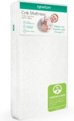 Newton Baby Crib Mattress and Toddler Bed - Ultra-Breathable Proven to Reduce Suffocation Risk, 100% Washable, 2-Stage, Non-Toxic Better Than Organic, Removable Cover - Deluxe 5.5" Thick- White