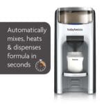 Baby Brezza New and Improved Formula Pro Advanced Formula Dispenser Machine – Automatically Mix a Warm Formula Bottle Instantly – Easily Make Bottle with Automatic Powder Blending, White