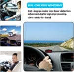 New Driving Aids for Cars, V7 with Led Display, Long Range Detection, Mute Memory, City/Highway Mode Detectors, Ideal Gifts for Cars (Black)