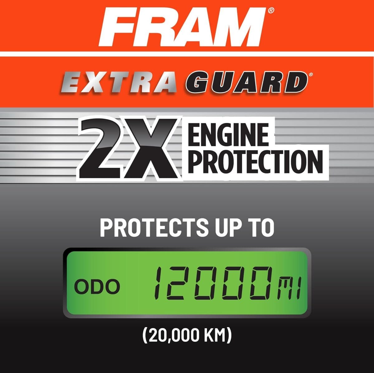 FRAM Extra Guard CA9997 Replacement Engine Air Filter for Select Subaru Models, Provides Up to 12 Months or 12,000 Miles Filter Protection