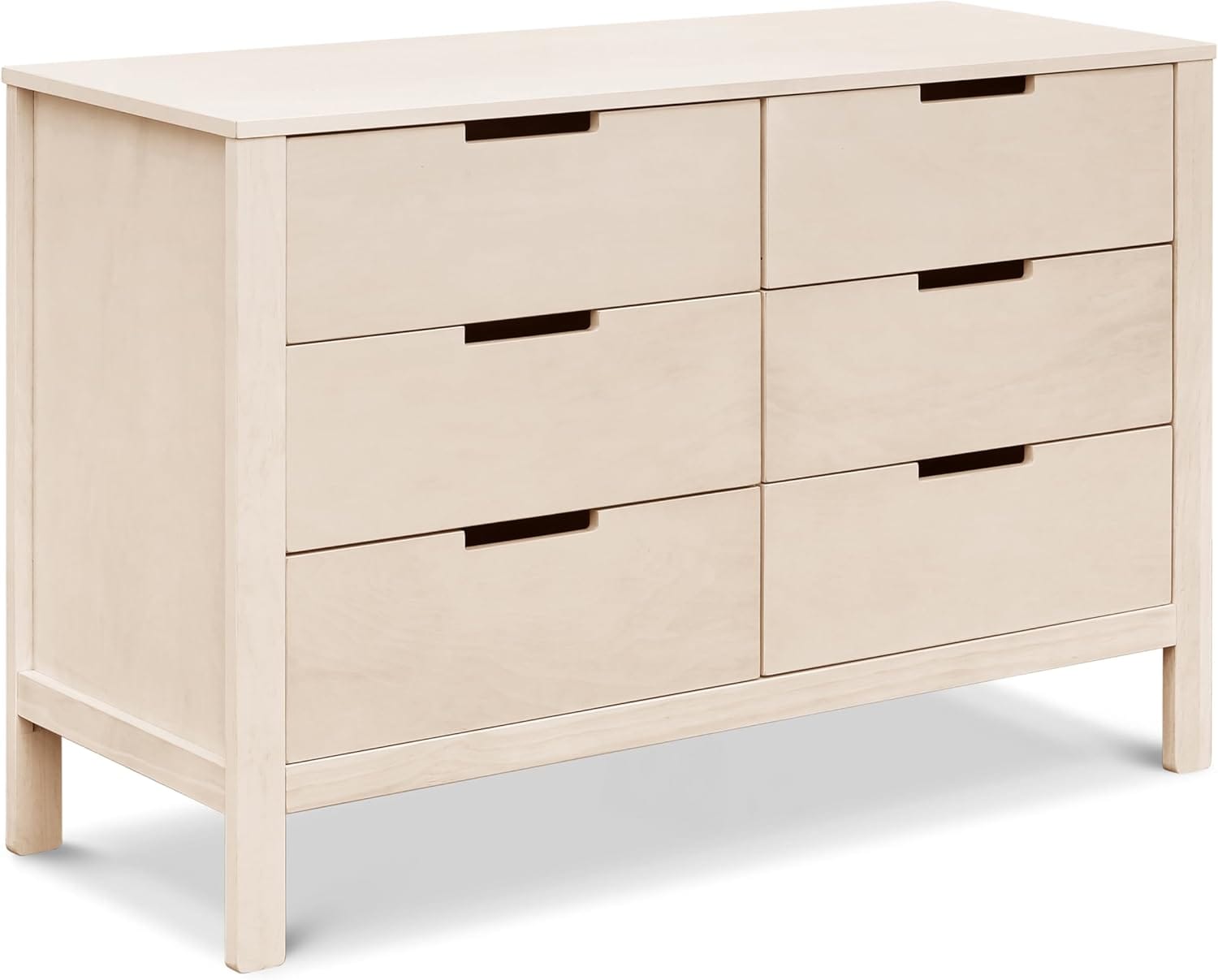 Carter's By Colby 6 Drawer Baby Dresser For Bedroom Kids Dresser For Boys & Girls Double Chest Of Drawers For Nursery Versatile Wooden Dresser For Living Room & Hallway Washed Natural Carter's by Colby 6-Drawer Baby Dresser for Bedroom - Kids Dresser for Boys & Girls - Double Chest of Drawers for Nursery - Versatile Wooden Dresser for Living Room & Hallway - Washed Natural