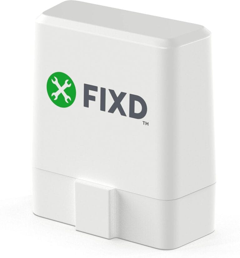 FIXD Bluetooth OBD2 Scanner for Car - Car Code Readers & Scan Tools for iPhone & Android - Wireless OBD2 Auto Diagnostic Tool to Check Engine & Fix All Cars & Vehicles 96 or Newer (1 Pack)