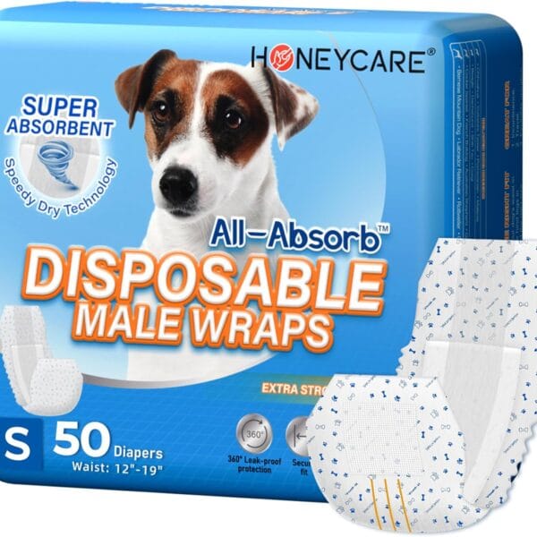 HONEY CARE All-Absorb A26 Male Dog Wrap