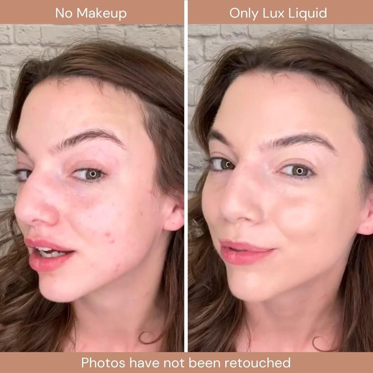 Organic Aloe-Based LUX Liquid Foundation, Natural Vegan Gluten-Free Made in USA, Nutmeg