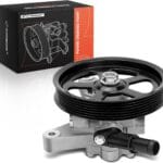 A-Premium Power Steering Pump with Pulley Compatible with Honda Odyssey 2005-2010, Pilot 2005-2008 & Acura MDX 2007-2013, V6 3.5L 3.7L, Replace # 56110RGL305, 56110RGLA01