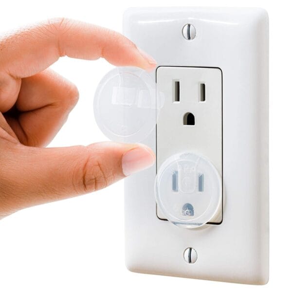Clear Outlet Covers (50 Pack) Value Pack Baby Safety Outlet Plug Covers Durable & Steady Child Proof Your Outlets Easily