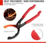 WORKPRO 12″ Adjustable Oil Filter Pliers, Wrench Adjustable Oil Filter Removal Tool, Ideal For Engine Filters, Conduit, & Fittings, W114083A