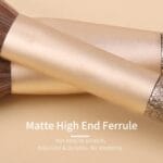 Natural Hair Makeup Brush Set Professional, Sable Makeup Brushes Set with Case, Natural Hair Brushes Makeup Set, Glitter Make up Brushes Set Professional, Natural Makeup Brushes – ORRA, Black