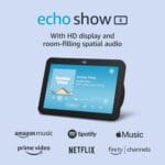 Amazon Echo Show 8 (newest model), With Spatial Audio, Smart Home Hub, and Alexa, Charcoal