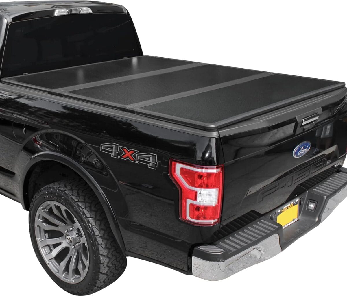 Tutel Hard Shell Folding Truck Bed Tonneau Cover|Fits 2015-2025 Ford F150 5'5"Bed (66") - TULH016