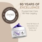 VITAMINS hair cosmetics Keratin Purple Hair Mask – Violet Blue Protein Deep Conditioner Treatment – Toner for Blonde Platinum Silver Gray Ash or Brown Colored Dry and Damaged Brassy Hair