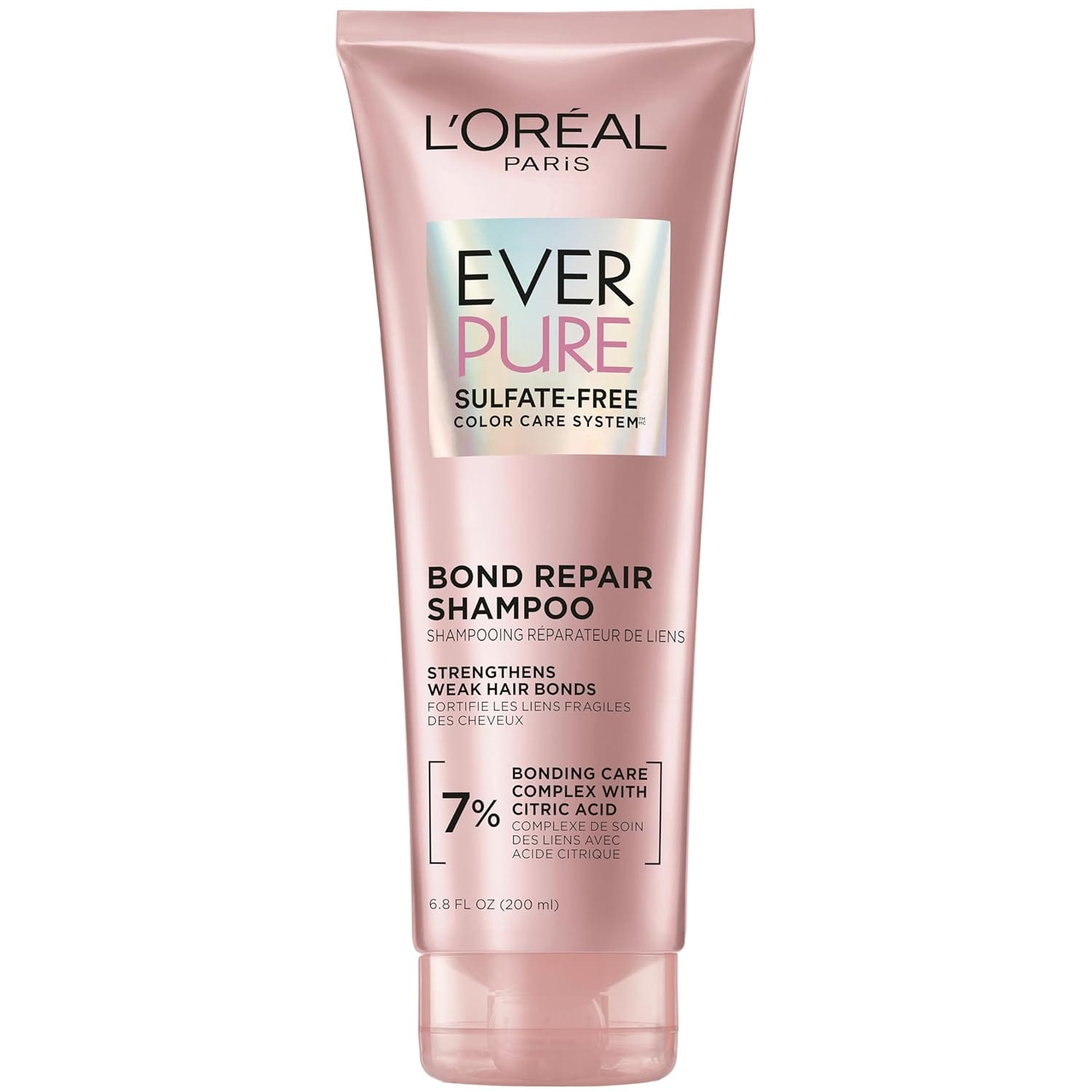 L'Oreal Paris Bonding Shampoo For Color Treated Hair, Strengthens And Repairs Weak Hair Bonds, Sulfate Free & Vegan Hair Care, EverPure, 6.8 Fl Oz L'Oreal Paris Bonding Shampoo for Color Treated Hair, Strengthens and Repairs Weak Hair Bonds, Sulfate Free & Vegan Hair Care, EverPure, 6.8 Fl Oz