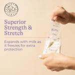 Lansinoh Breastmilk Storage Bags, 100 Count, Baby Essentials, Fast Freeze & Thaw Breast Milk Bags for Baby Bottle Feeding, Superior Strength & Stretch, 6 Ounce