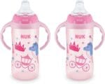 NUK Learner Cup, 10 oz, 8+ Months, 2 Count BPA Free, Spill Proof Sippy Cup
