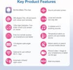 VTech Upgraded Smart Baby Monitor VM901, 5-inch 720p Display, 1080p Camera, HD NightVision, Fully Remote Pan Tilt Zoom, 2-Way Talk, Free Smart Phone App, Works with iOS, Android