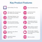 VTech Upgraded Smart WiFi Baby Monitor VM901, 5-inch 720p Display, 1080p Camera, HD NightVision, Fully Remote Pan Tilt Zoom, 2-Way Talk, Free Smart Phone App, Works with iOS, Android